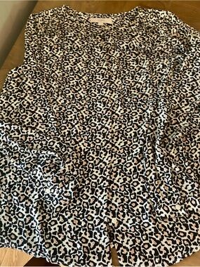 Loft Leopard print blouse